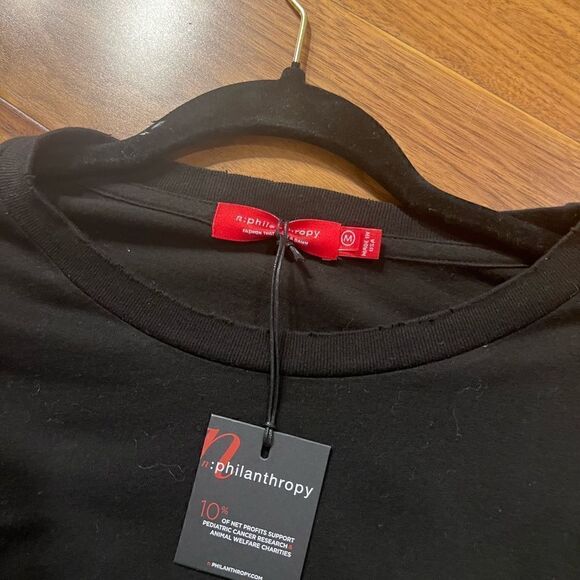 nphilanthropy black bodysuit NWT - Picture 7 of 8